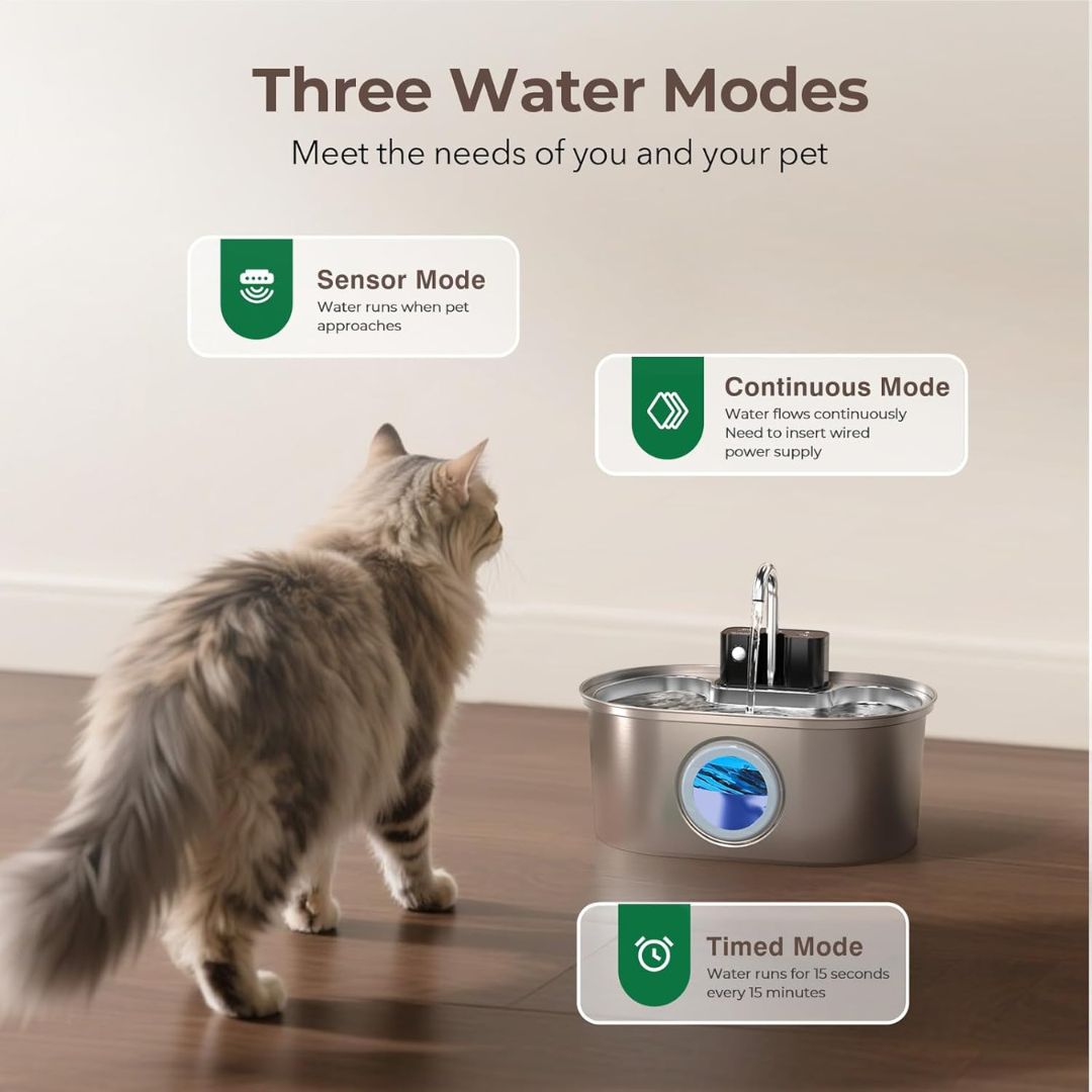 HydraPaw™ Steel Water Dispenser