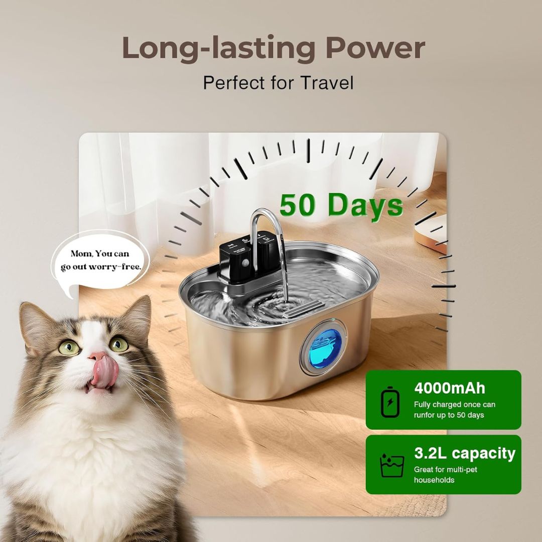 HydraPaw™ Steel Water Dispenser