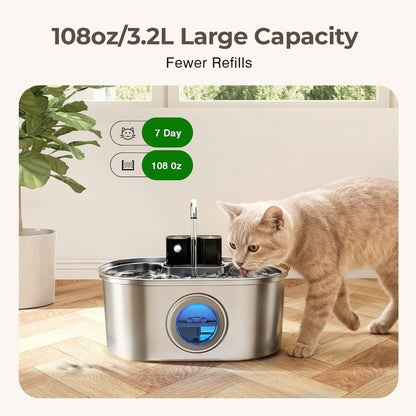 HydraPaw™ Steel Water Dispenser