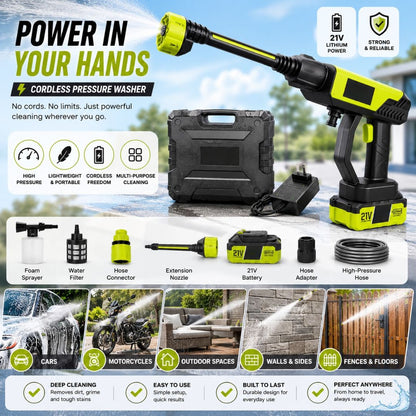 HydroGo™ – Cordless Portable Pressure Washer