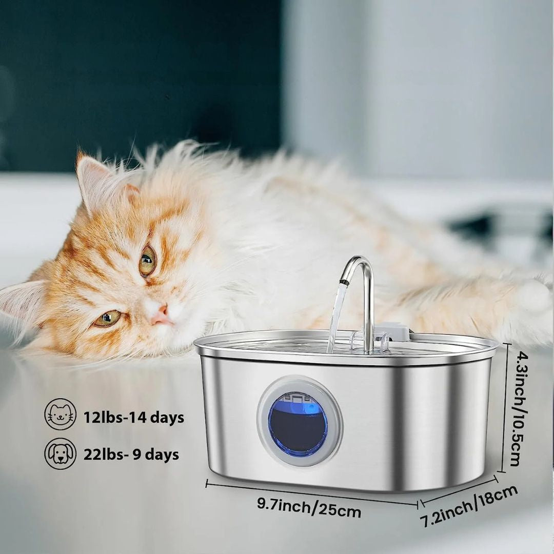 HydraPaw™ Steel Water Dispenser